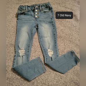 Girls size 7 Old Navy jeans